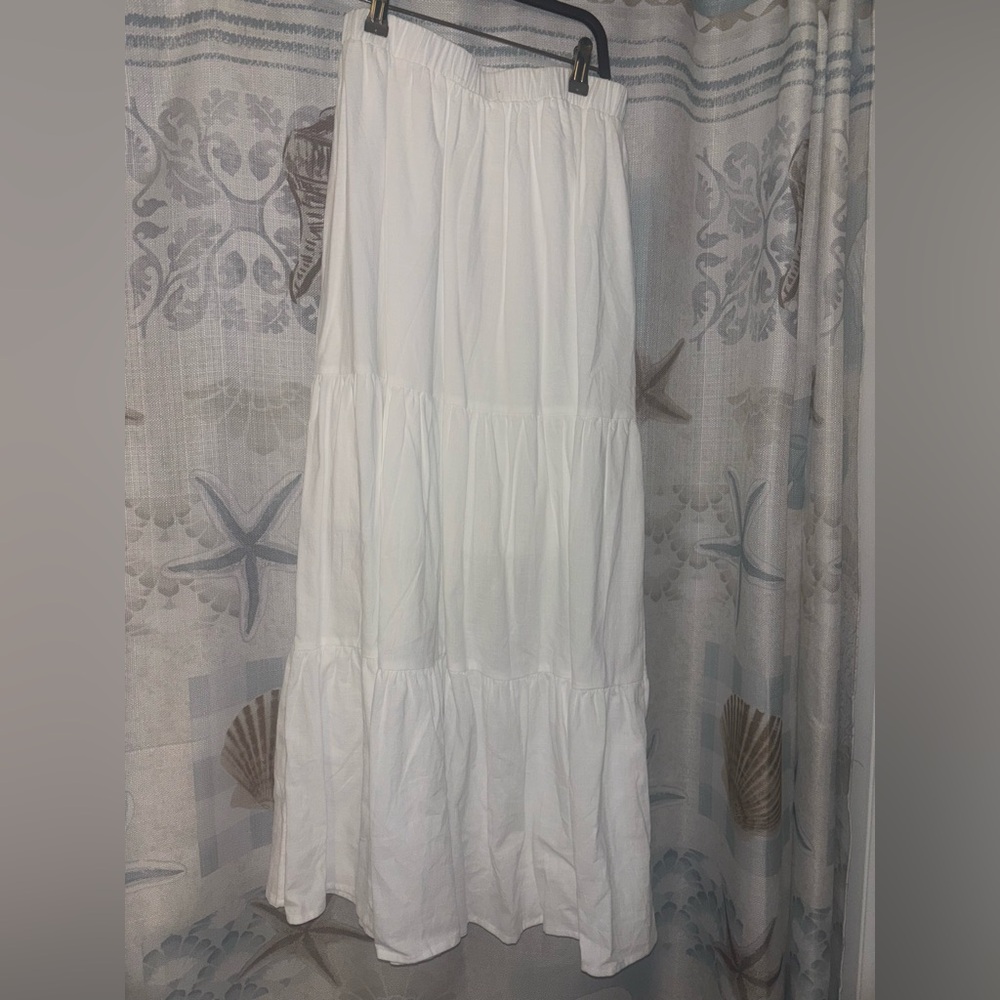 Amazon Women's White Maxi Skirt